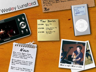 Musician Flash Web Site Idea