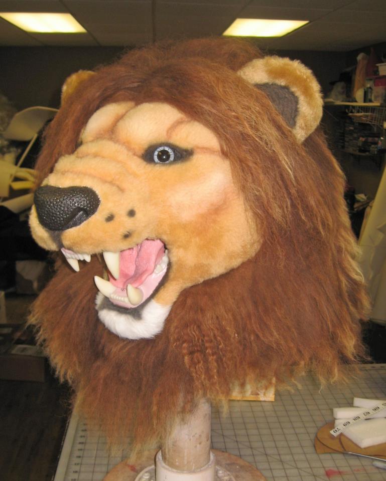 Ferocious Lion Mascot Head