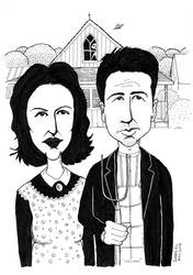 Mulder-Scully American Gothic