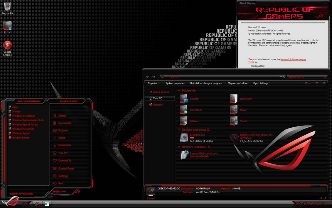 Rog 3 Window ROG Windows is kool... i likey ....lol. by Drone1x on DeviantArt