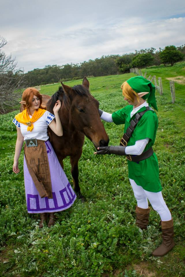 Malon and Link - Ocarina of Time