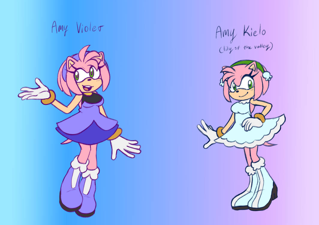 Amy Variants Amy flower variants owooo by YukiDogsyo on DeviantArt