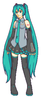 Hatsune Miku Full Body by AliceTheBRabbit on DeviantArt