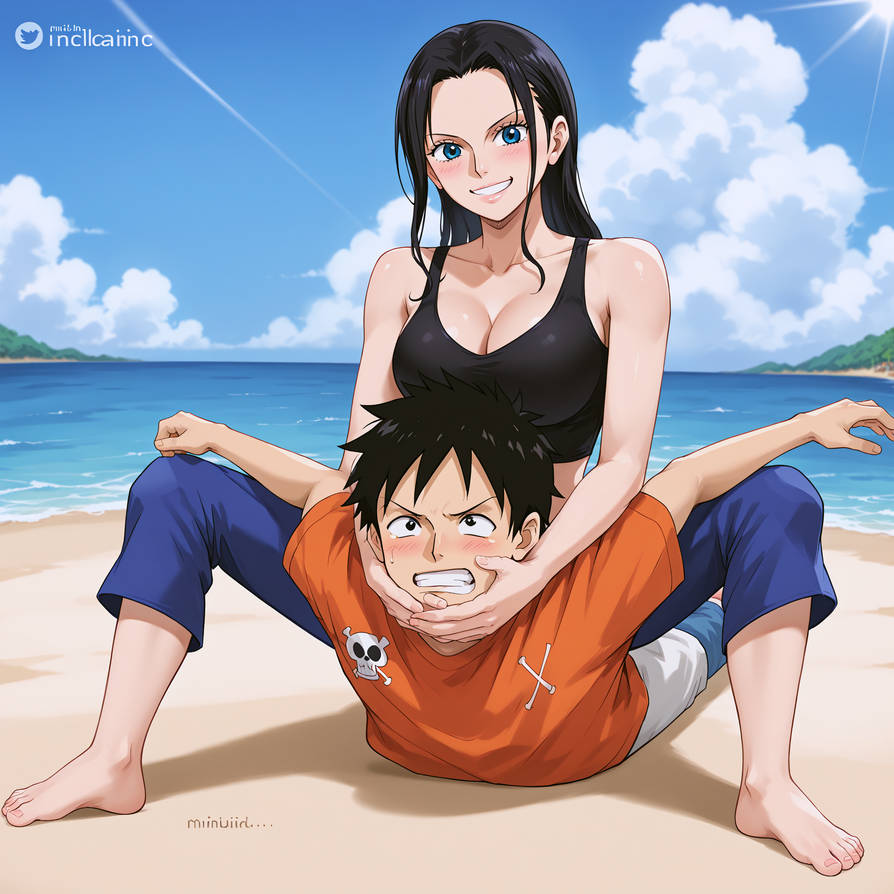Luffy Rescues Robin Luffy and Robin for now by Bill2460 on DeviantArt