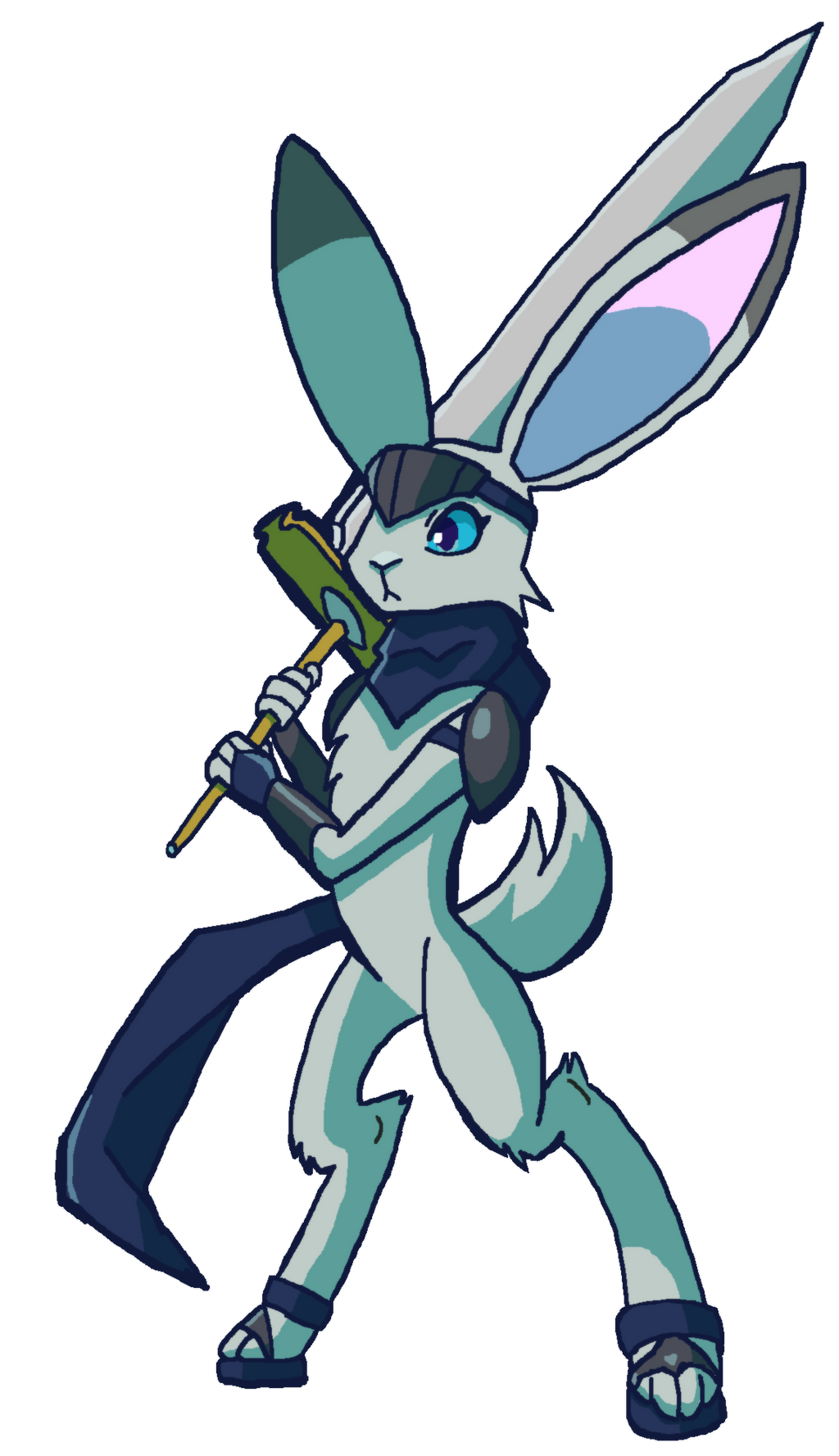 Rabbit Warrior by TheGunheart on DeviantArt