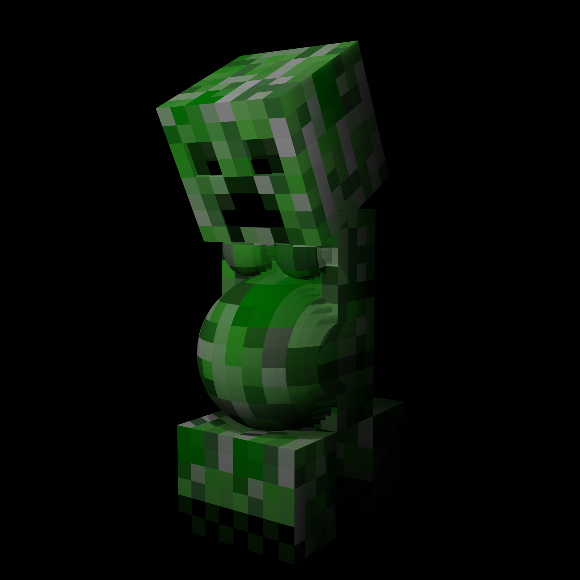 Creeper PNG {Minecraft} :) by AhomeHigurashi on DeviantArt