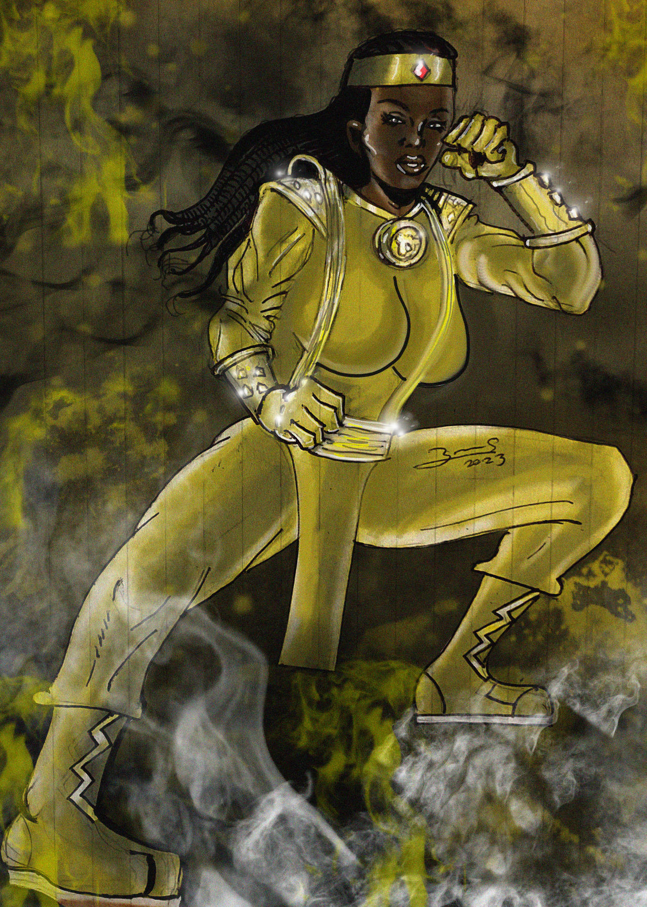 Yellow Ninja Ranger by emmanuelarmas on DeviantArt