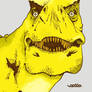 yellow t-rex