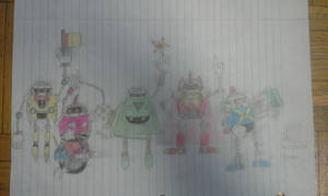 The Hard-Boiled Heavies Drawing