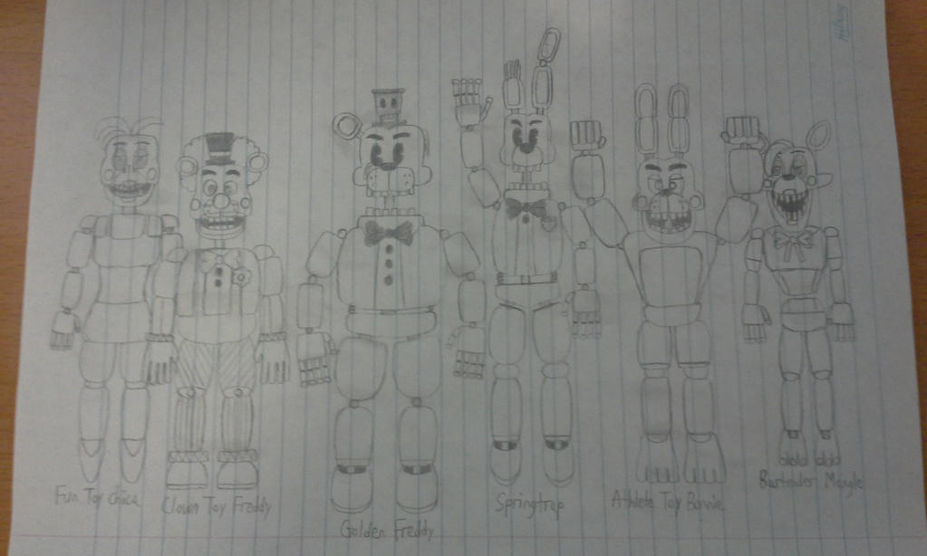 Established '83 Extra Animatronics Drawing