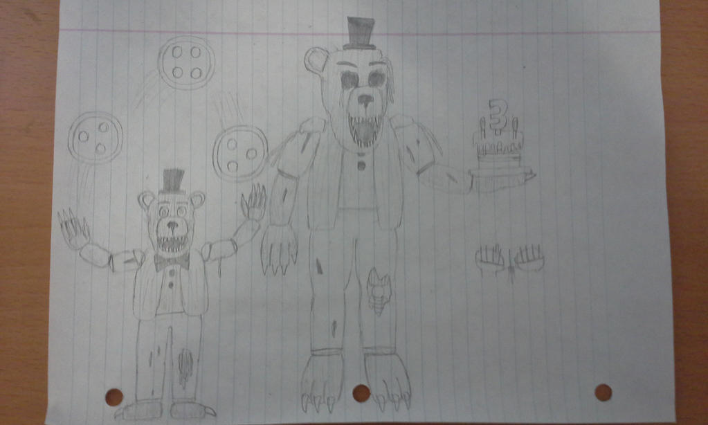 FNaF 2's Third Birthday and more drawing