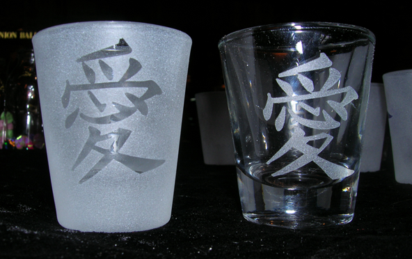 Ai shot glasses