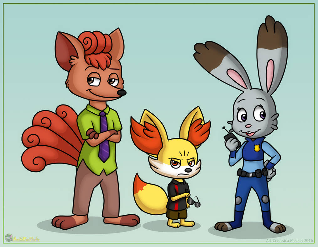 Zootopia Pokemon by MeckelFoxStudio