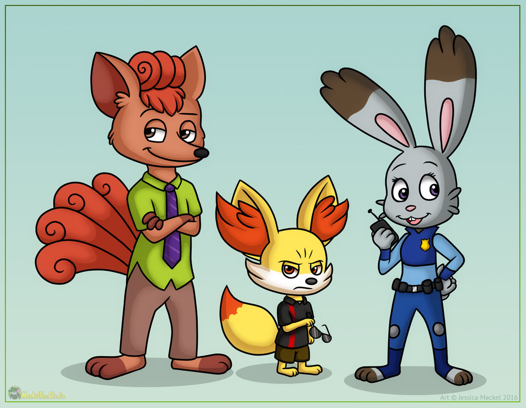 Zootopia Pokemon by MeckelFoxStudio