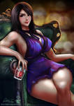 Tifa Purple dress by lAffinityl
