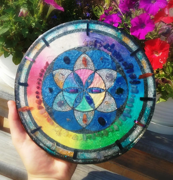 Orgonite charging plate