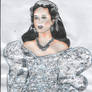 Sarah in her ballgown