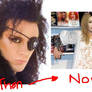 Pete Burns: then and now