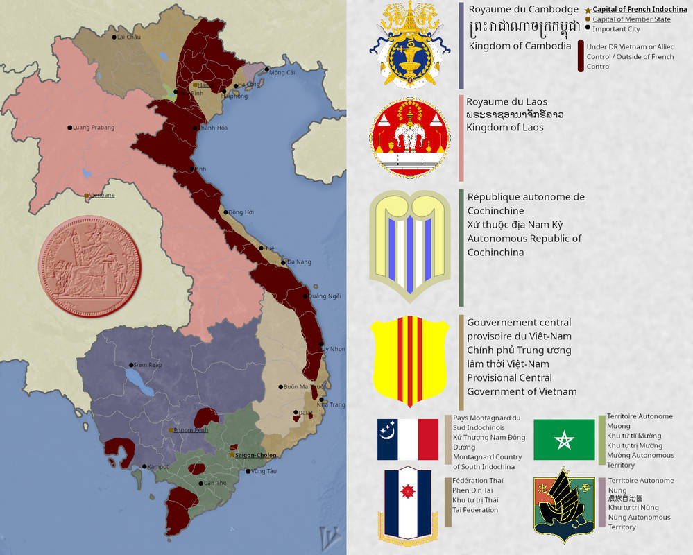 French Indochina War Map Indochina Students | Britannica Kids
