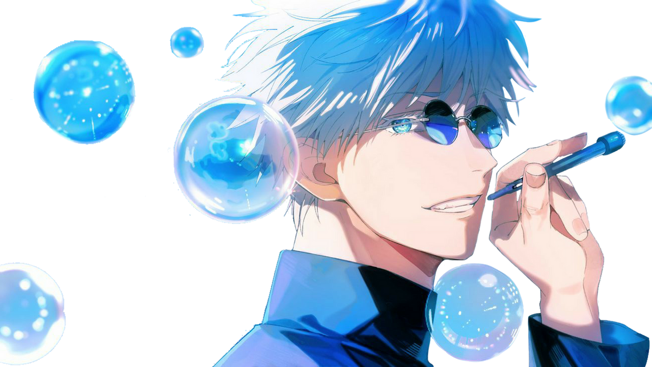 Gojo Satoru render by Helenzyn on DeviantArt