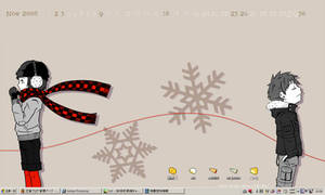 My desktop in 2008winter XD