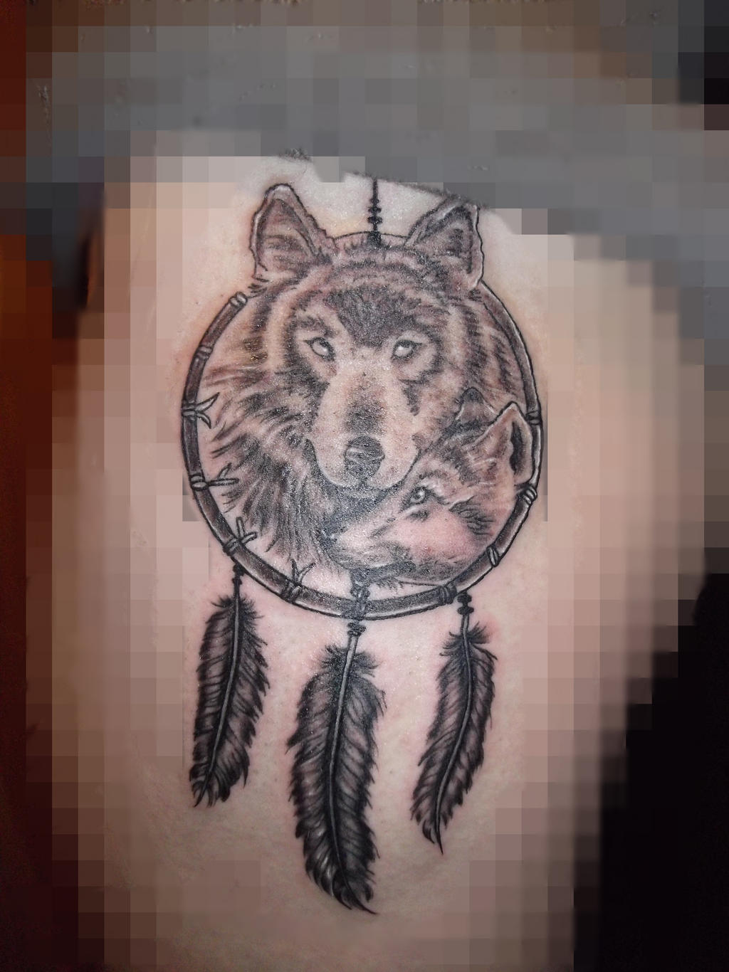 Tatuaje Brasov wolf tattoo