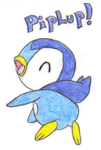 My Piplup Drawing Number 1 :D