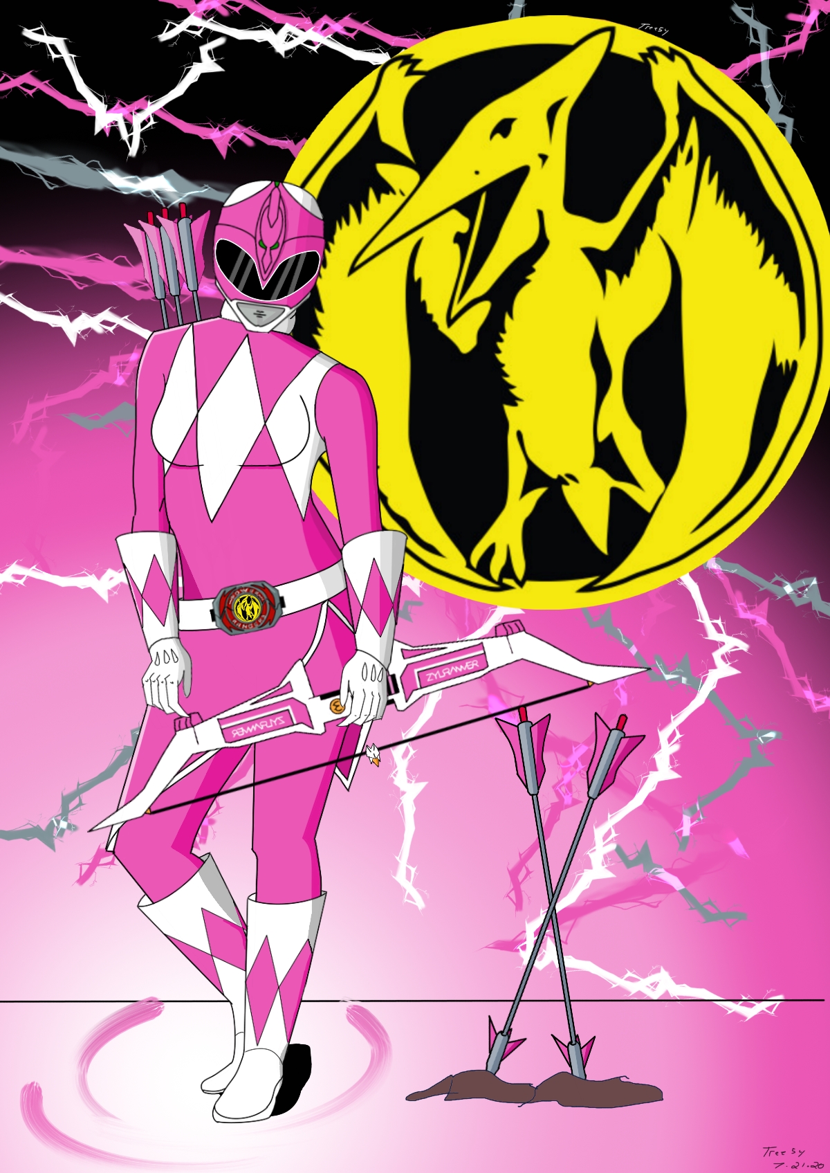 Power Ranger Pink by Treedom54 on DeviantArt