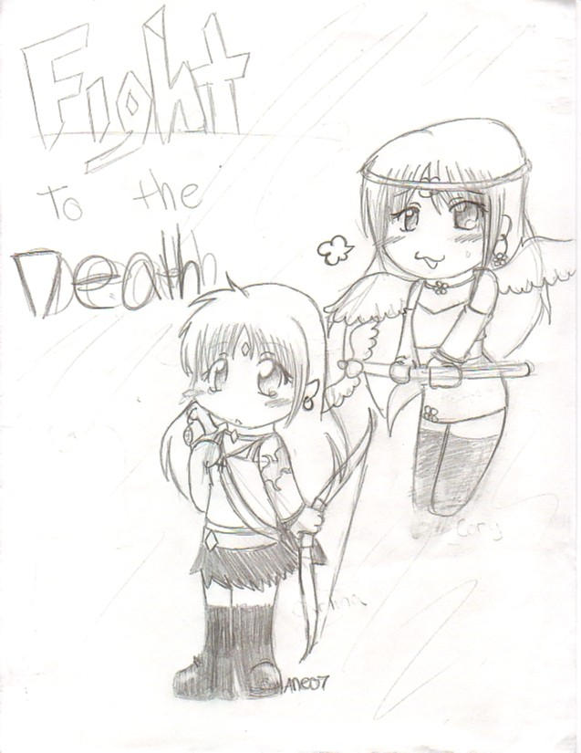 FanArt: Fight to the Death by rabbitgirl316 on DeviantArt