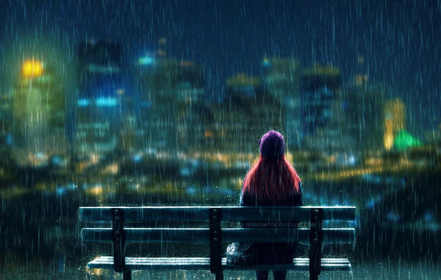 .Rainy night. by Pure-Poison89