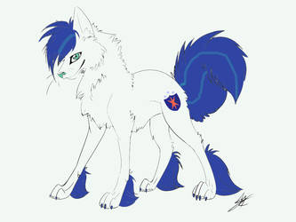 Shining Armor Wolf