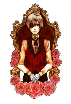 even more Ciel with roses xDD