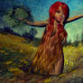 Tree girl transformation TF 1 fantasy art