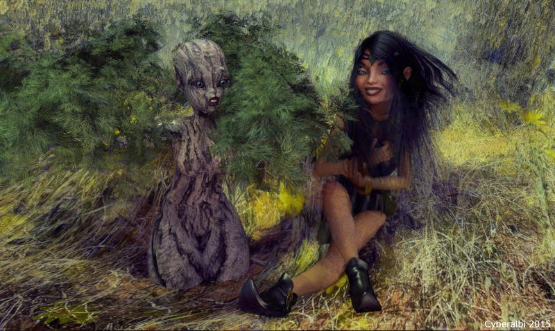 Woman Transform Tree Tree girl transformation 3 by Cyberalbi on DeviantArt