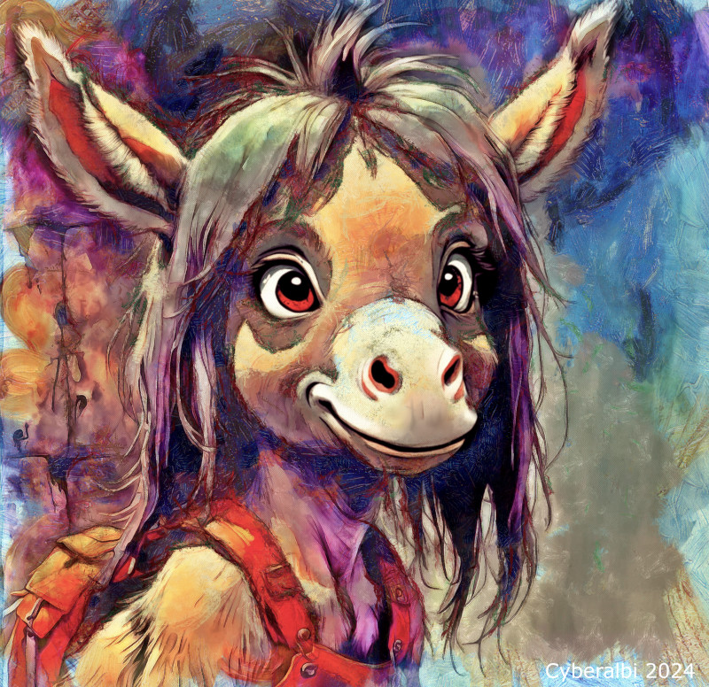 Anthro donkey girl