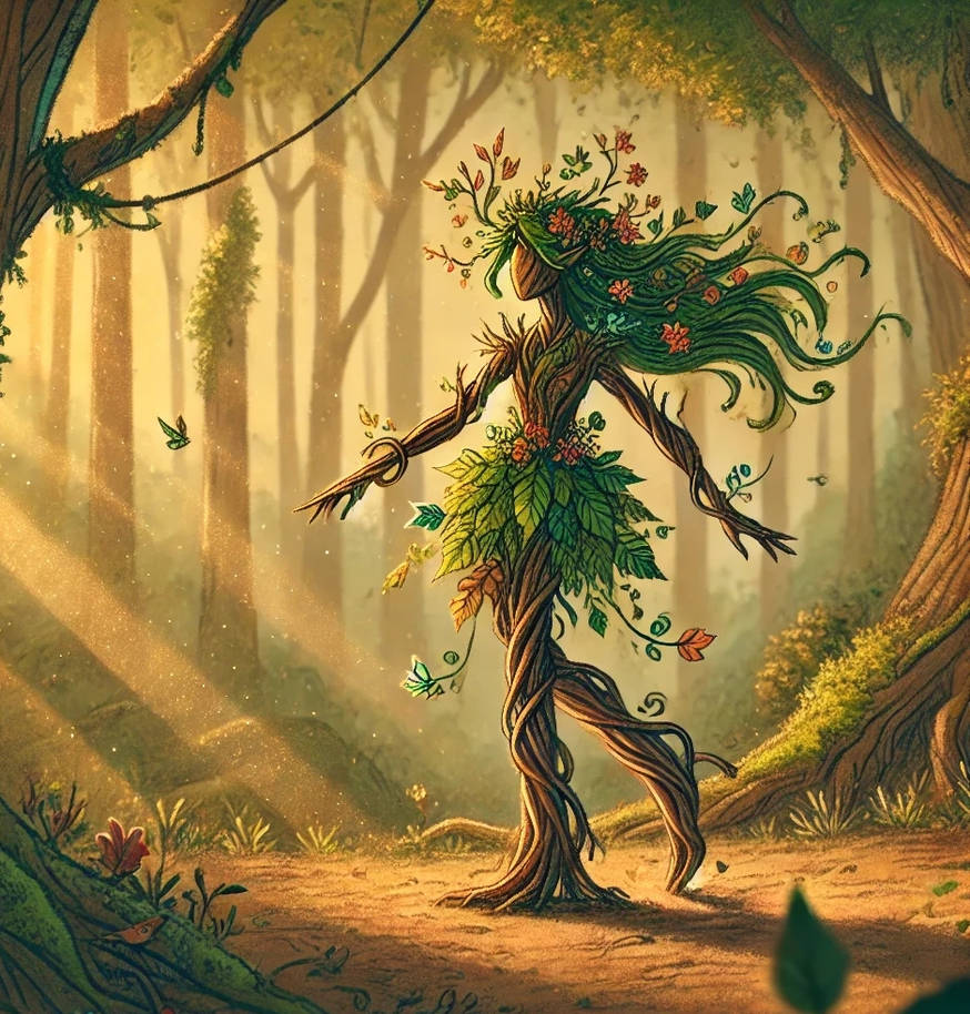 Girl morphing into tree by Cyberalbi on DeviantArt