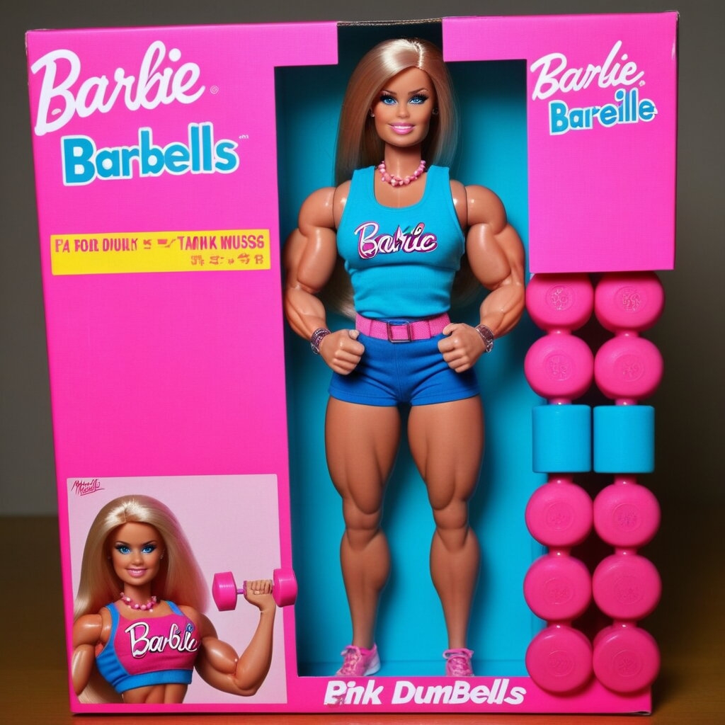 Kick Barbie Barbie Barbells by Kickbansodogravier on DeviantArt