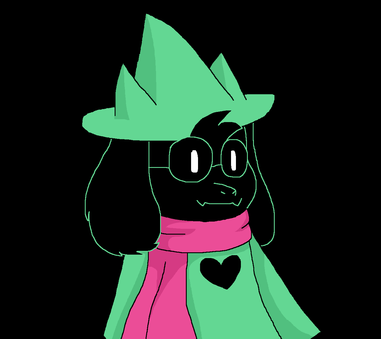 Ralsei doodle by ThePinkFlamingo3223 on DeviantArt