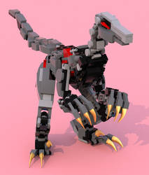 Lego Transformer Dinobot Letia 1