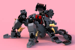 Lego Transformer Dinobot Letia 12