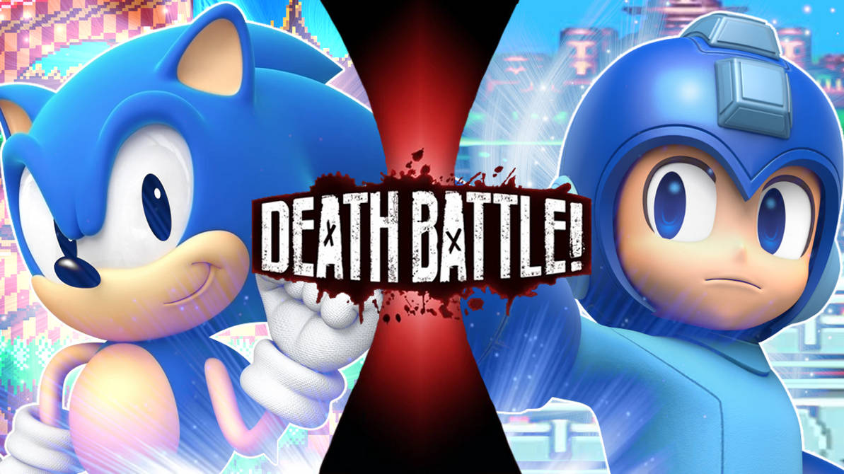 Classic Sonic vs Mega Man by SpeedyHedgehog91 on DeviantArt