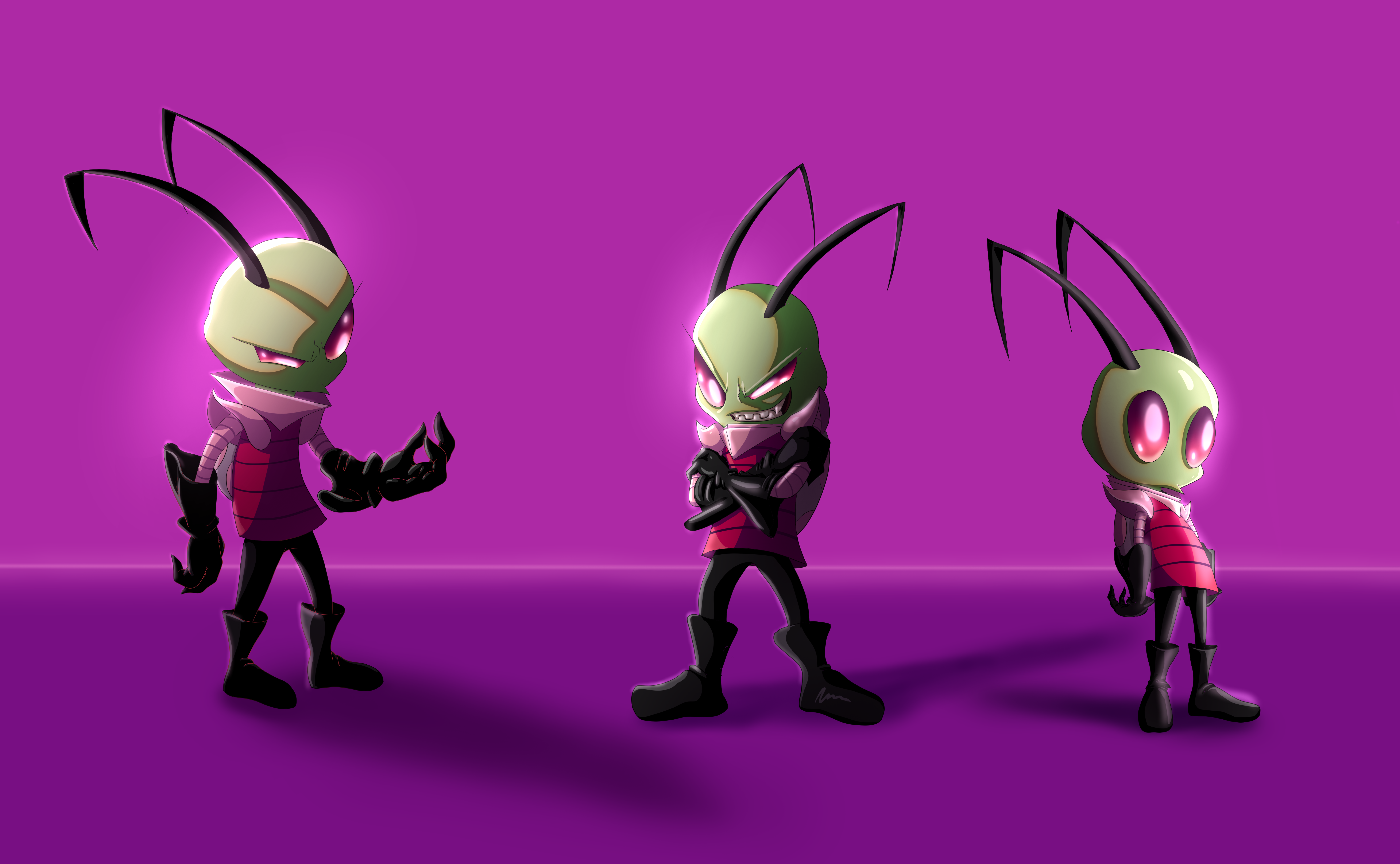 Zim alternate artstyle color