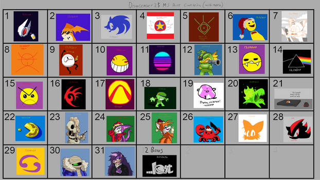 Drawcember 25 MS Paint Compilation