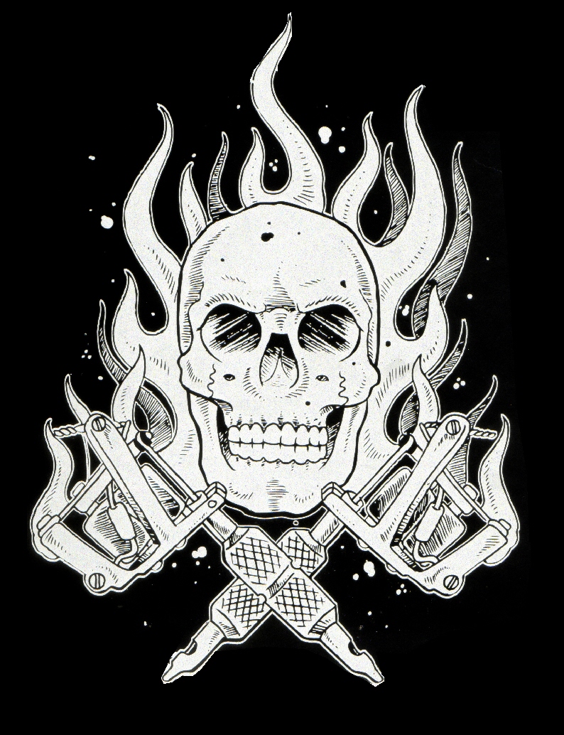 skull tattoo machine by ganesaishaya on DeviantArt skull tattoo machine by ganesaishaya on DeviantArt
