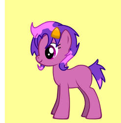 I Added Horns To A Pony I Made On Pony Creator And