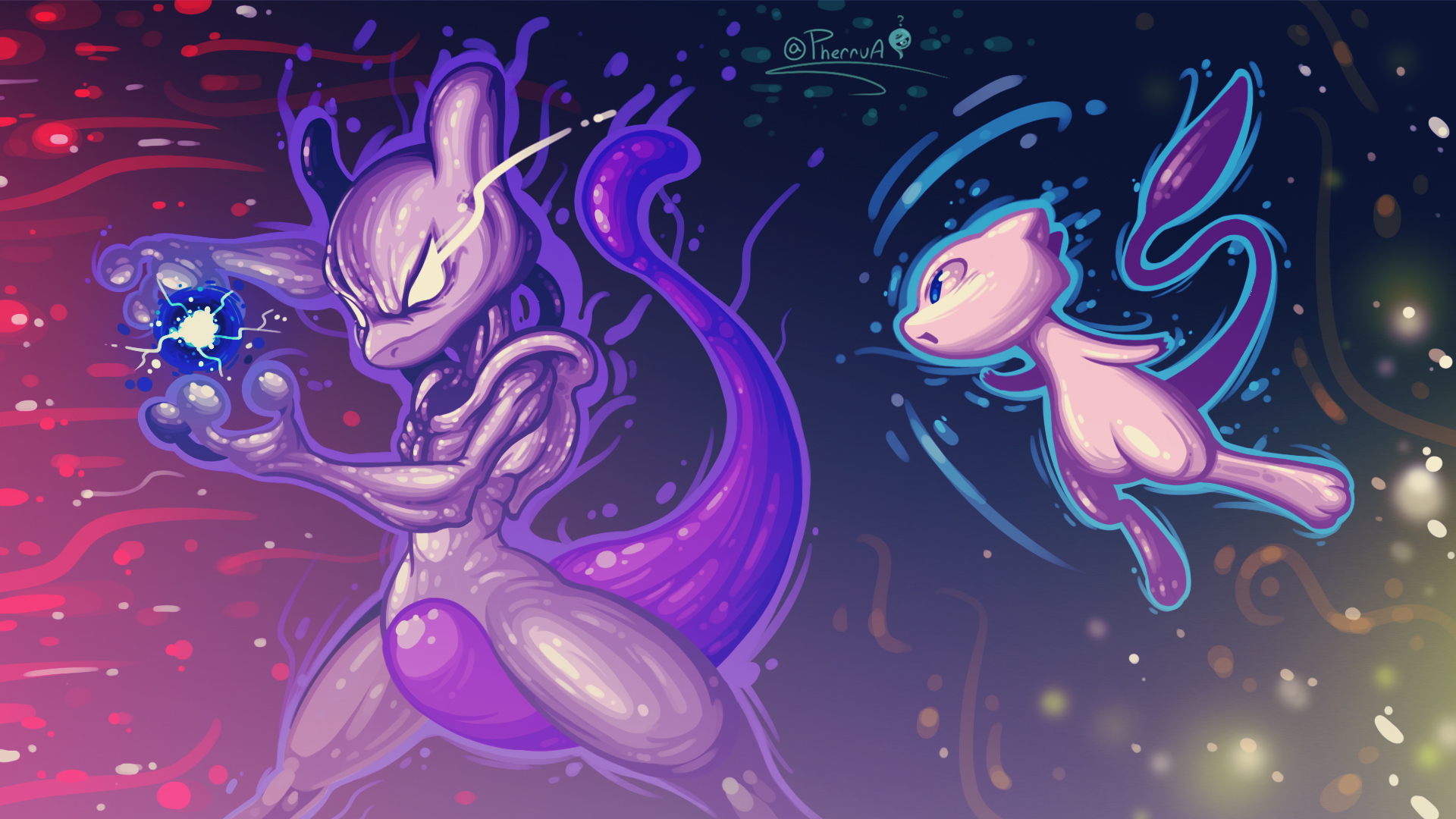 Old Mewtwo  Pokemon mewtwo, Mew and mewtwo, Pokemon art