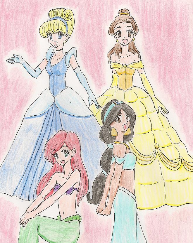 Disney Princesses: Anime Style