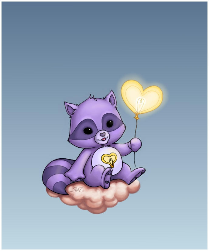 Bright Heart Raccoon by capsicum on DeviantArt