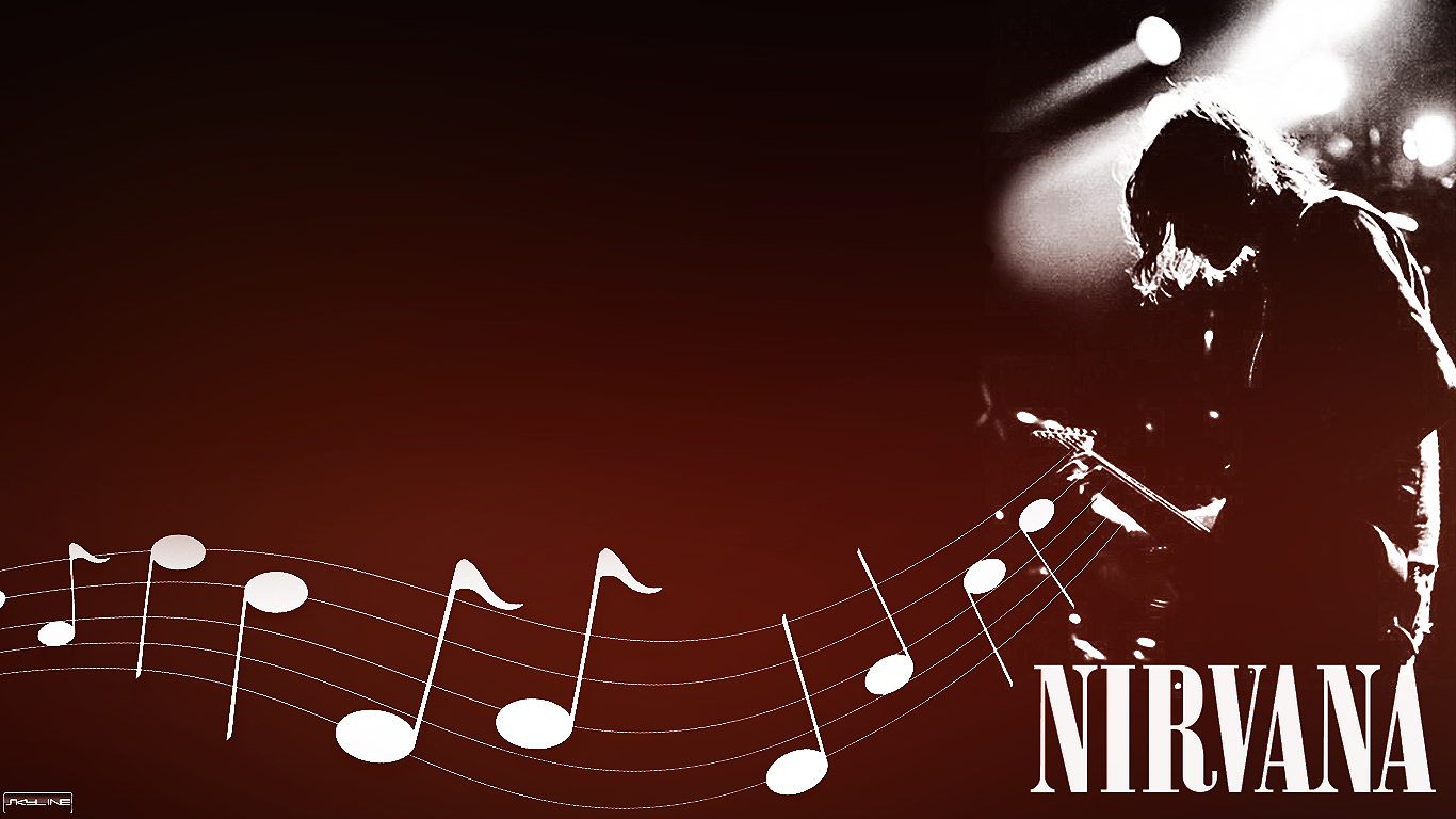 nirvana kurt cobain wallpaper by