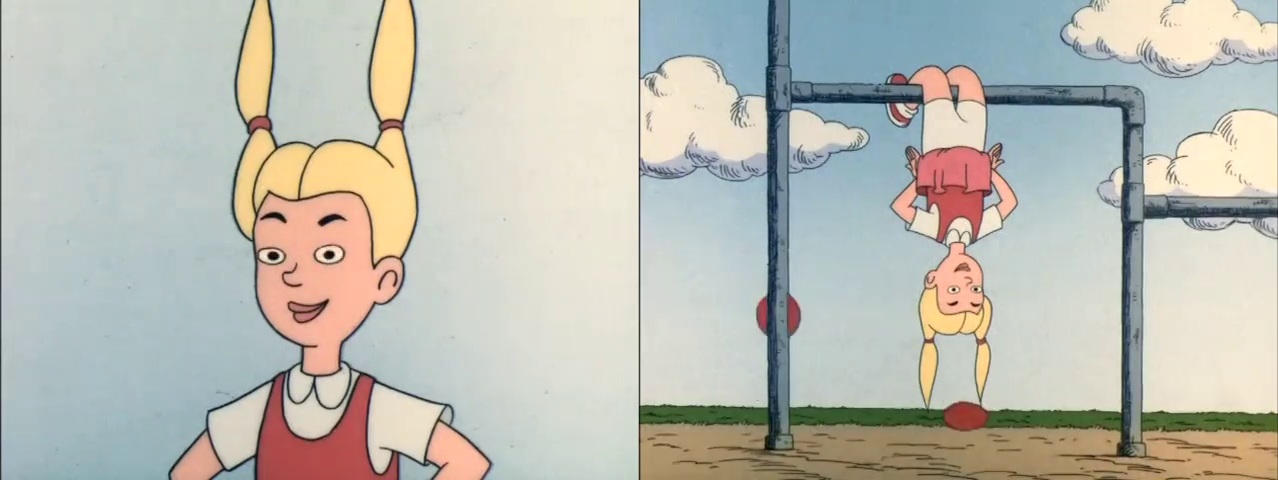 Upside Down Girl in the 'Recess' intro by Guegorov on DeviantArt